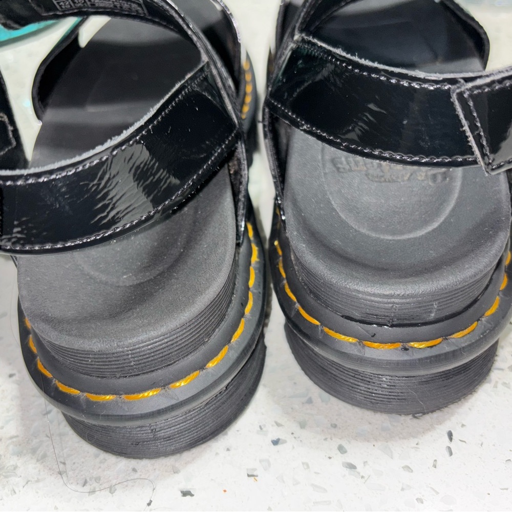Doc Martens Voss Black Sandals - Picture 5 of 7
